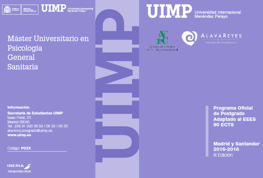 Máster Universitario en Psicología General Sanitaria de la UIMP